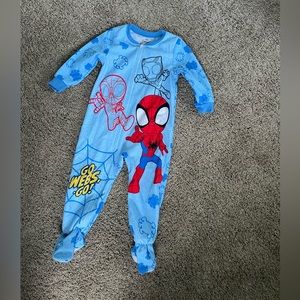 Amazing Spider Man 3t Boys footie pajamas